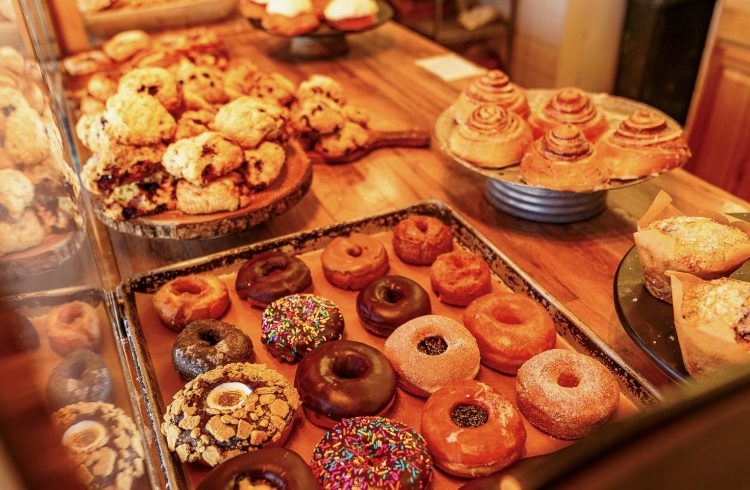 donuts and various baked goods
