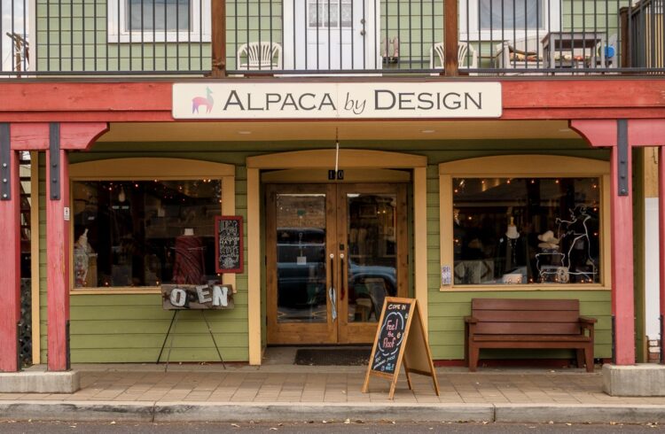 colorful retail shop exterior