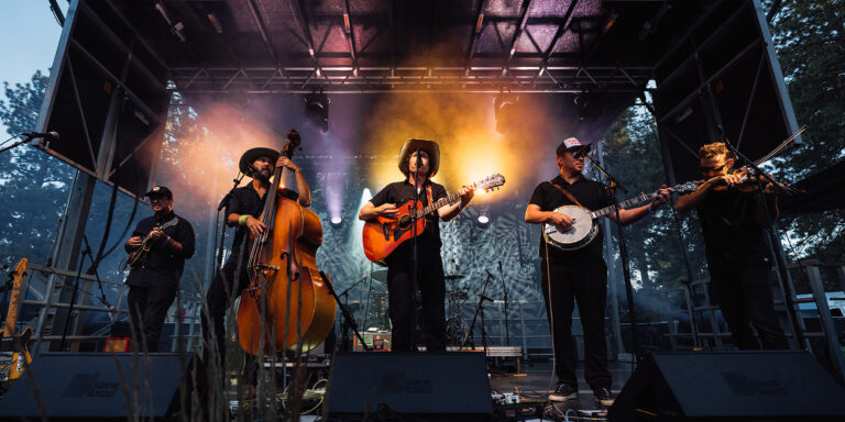 band on the Big Ponderoo Stage