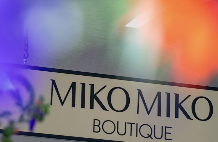 miko miko boutique sign